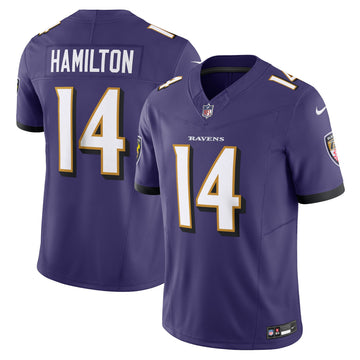 Kyle Hamilton Baltimore Ravens purple Vapor jersey