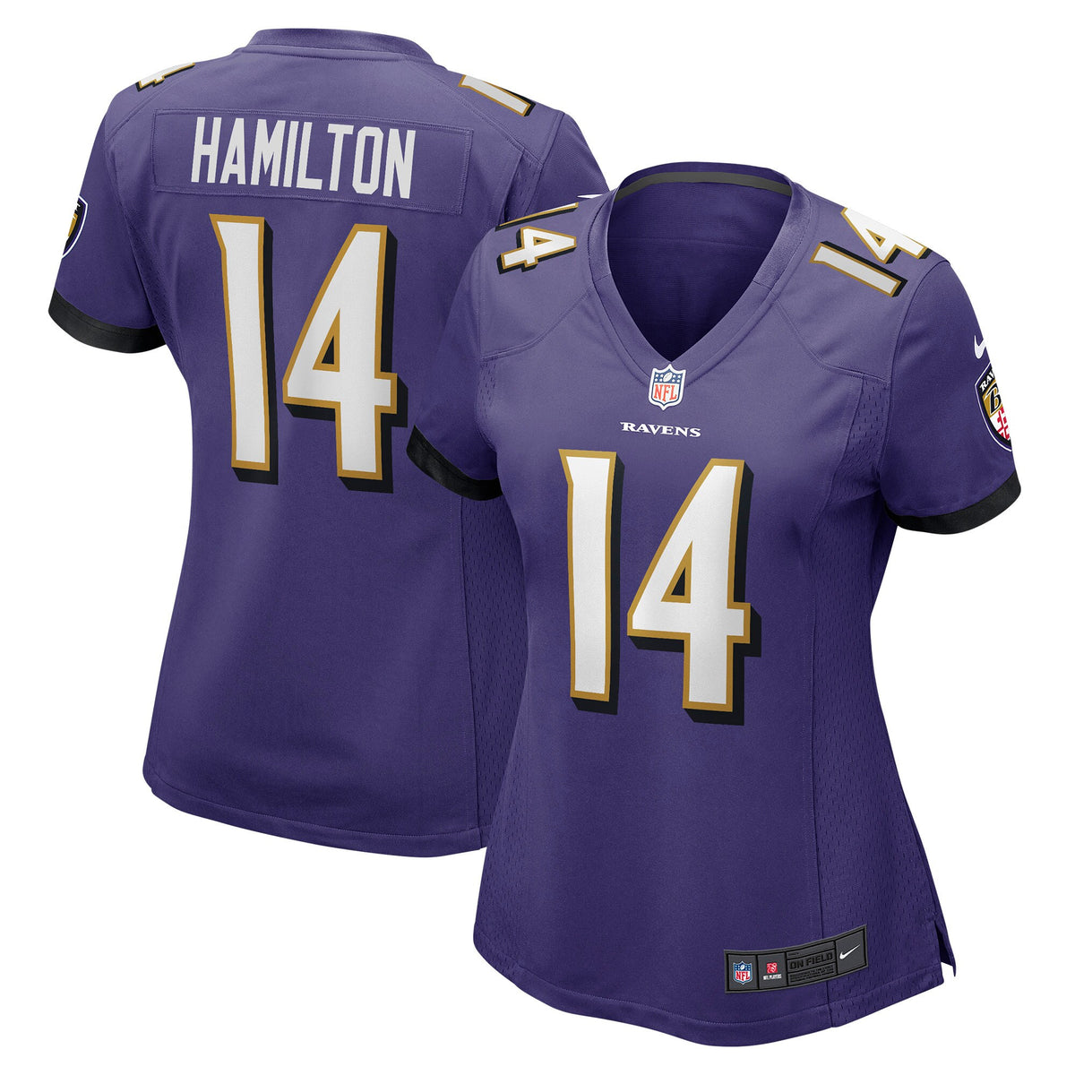 Kyle Hamilton Baltimore Ravens purple jersey