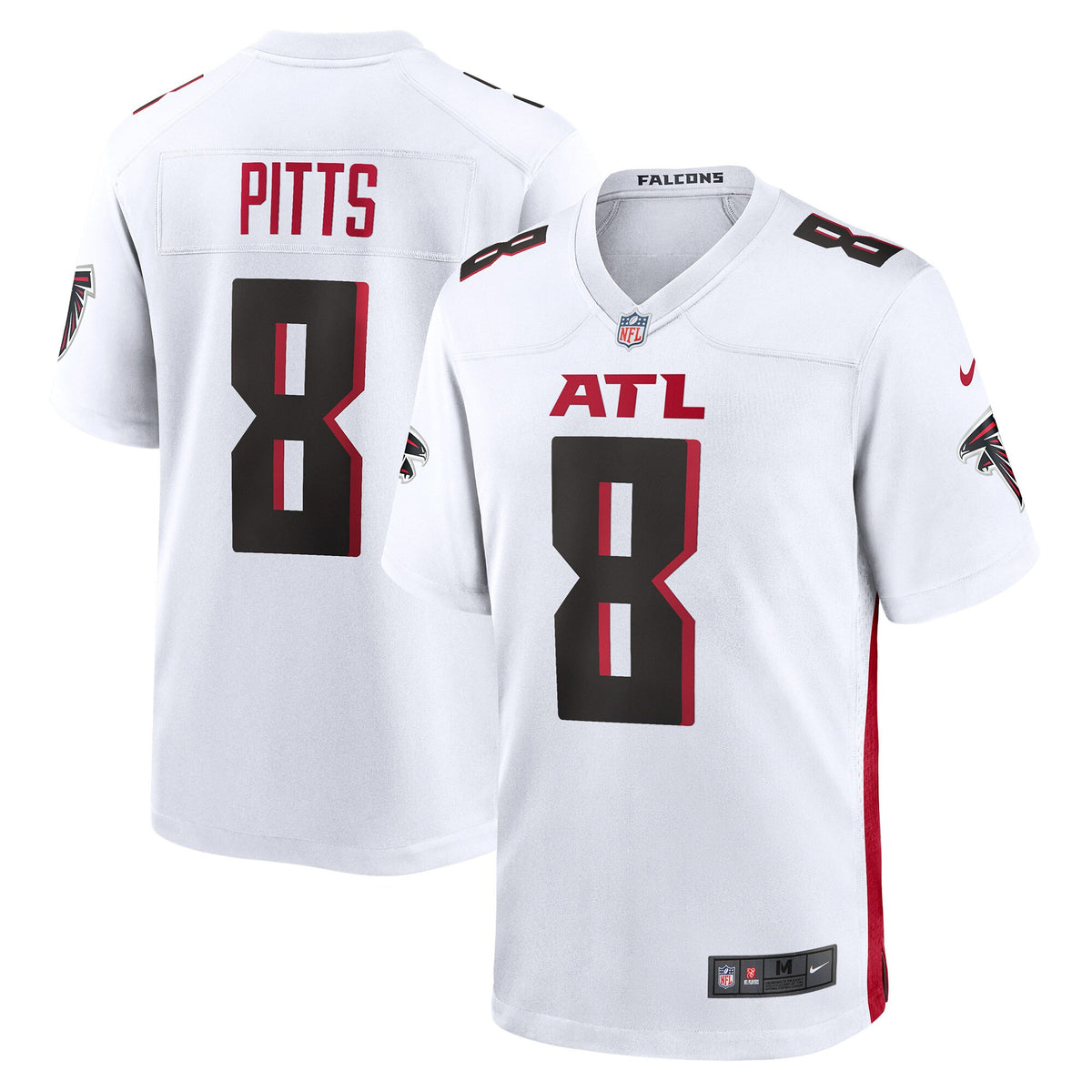Kyle Pitts Atlanta Falcons white Game jersey