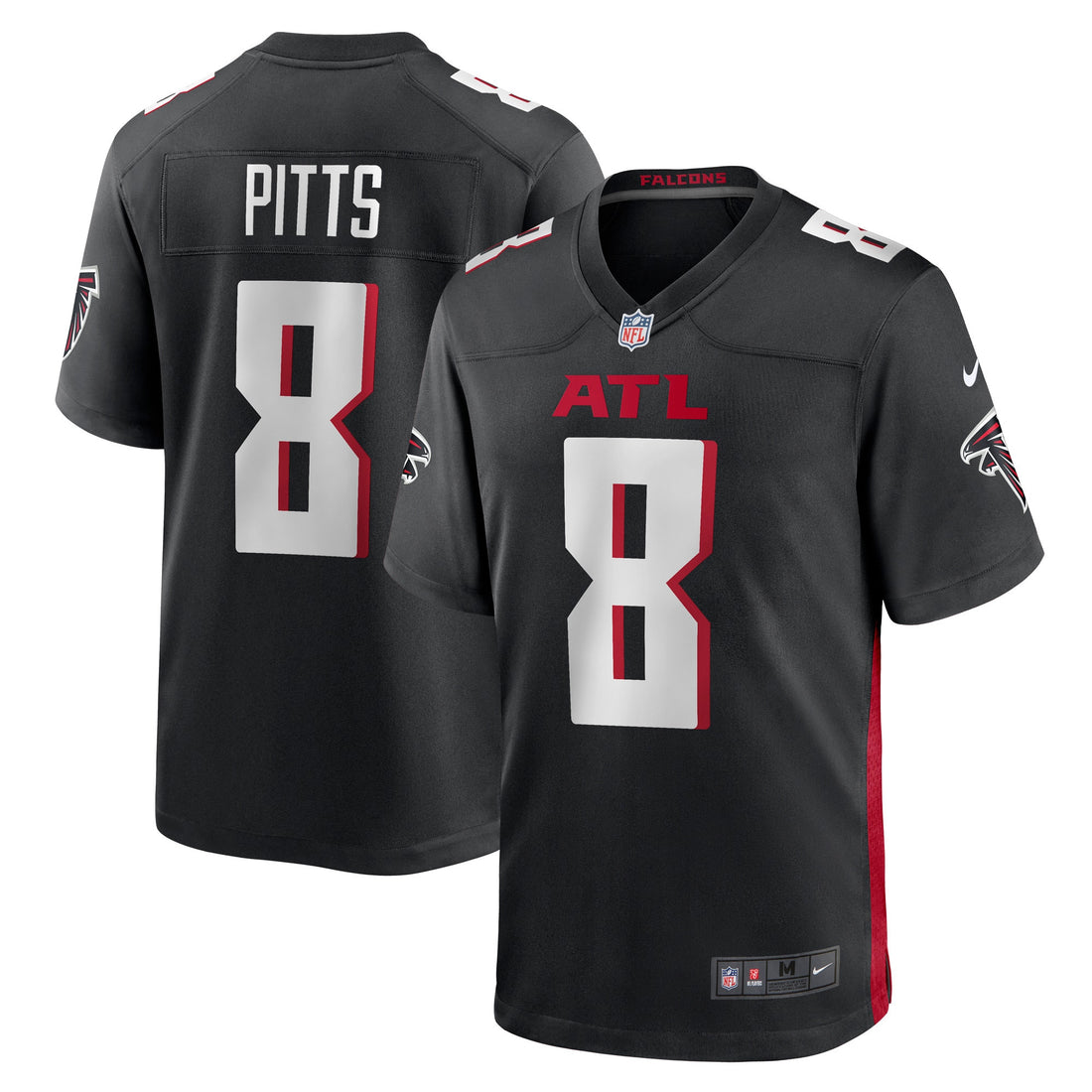 Kyle Pitts Atlanta Falcons black jersey