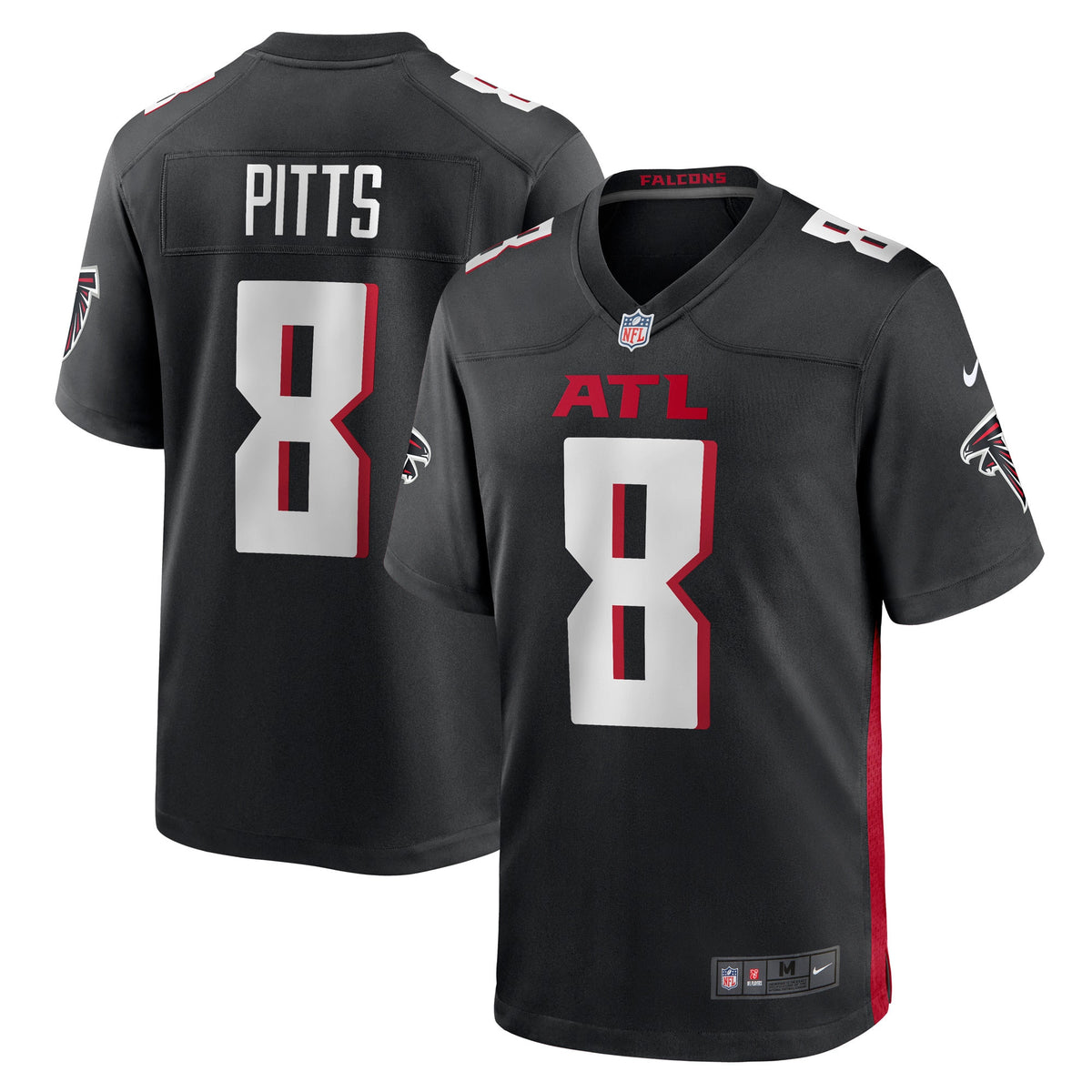 Kyle Pitts Atlanta Falcons black jersey