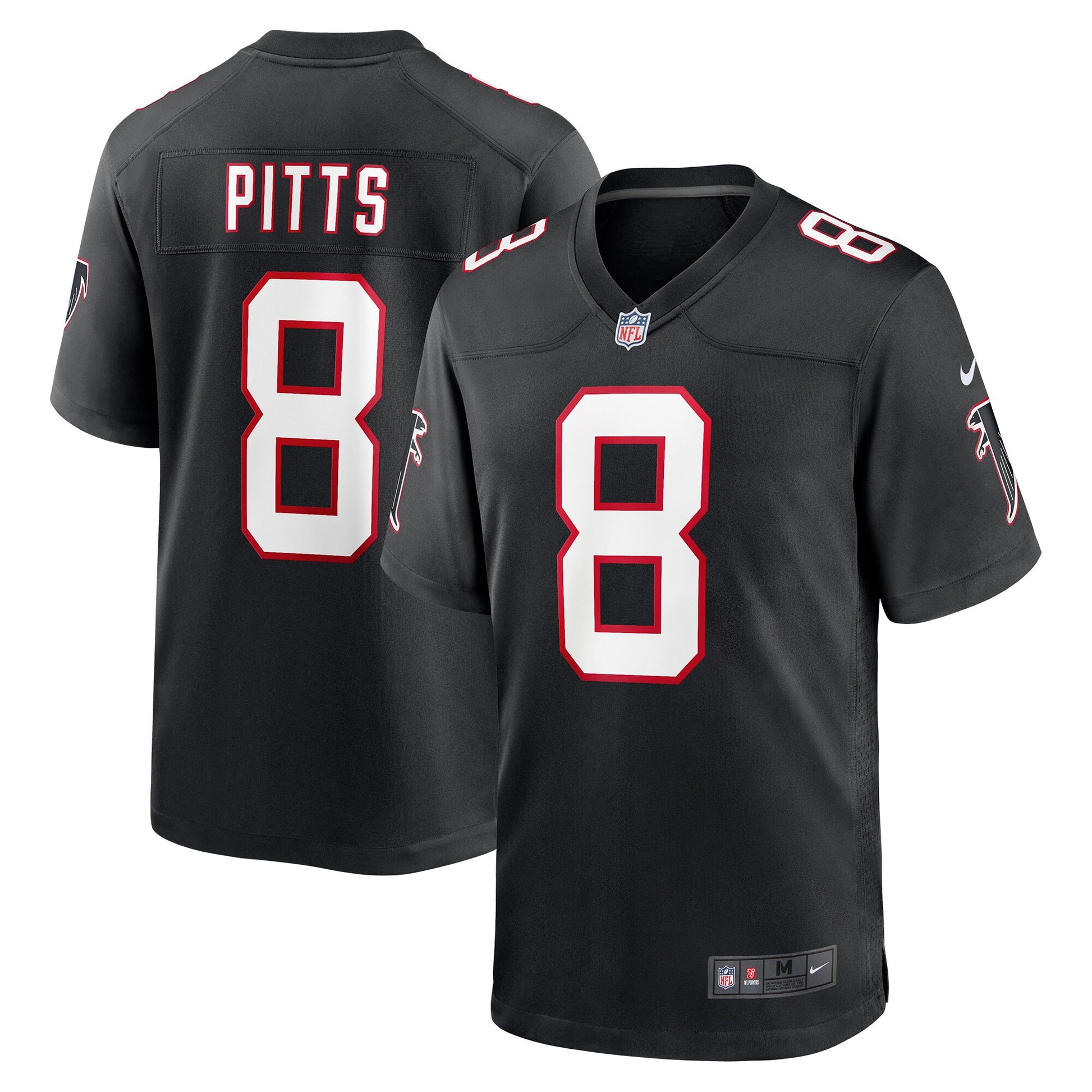 Kyle Pitts Atlanta Falcons black jersey