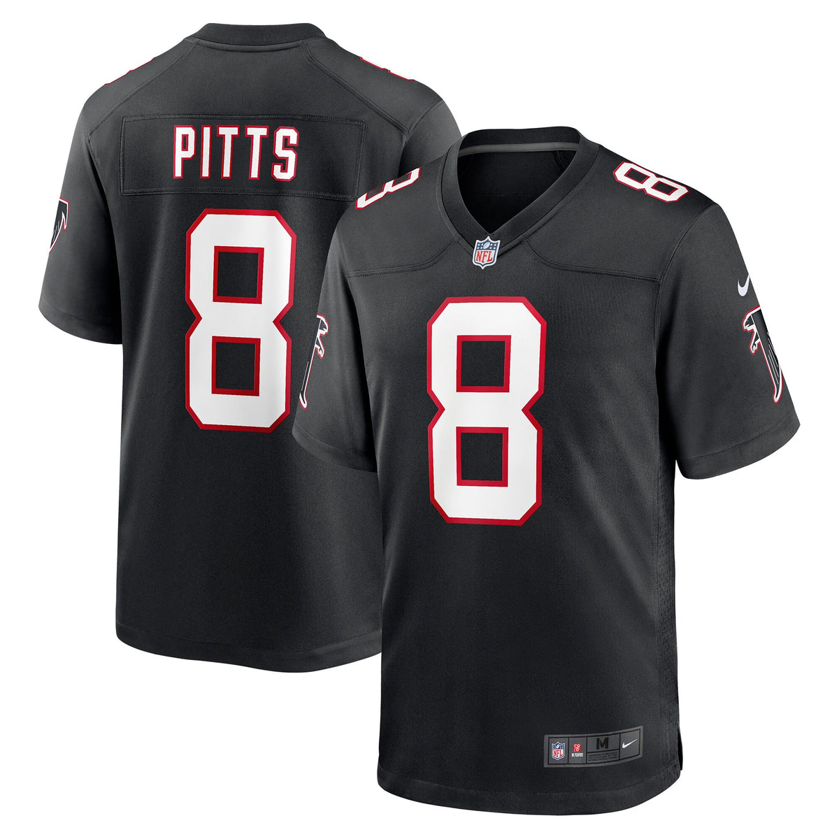 Kyle Pitts Atlanta Falcons black jersey