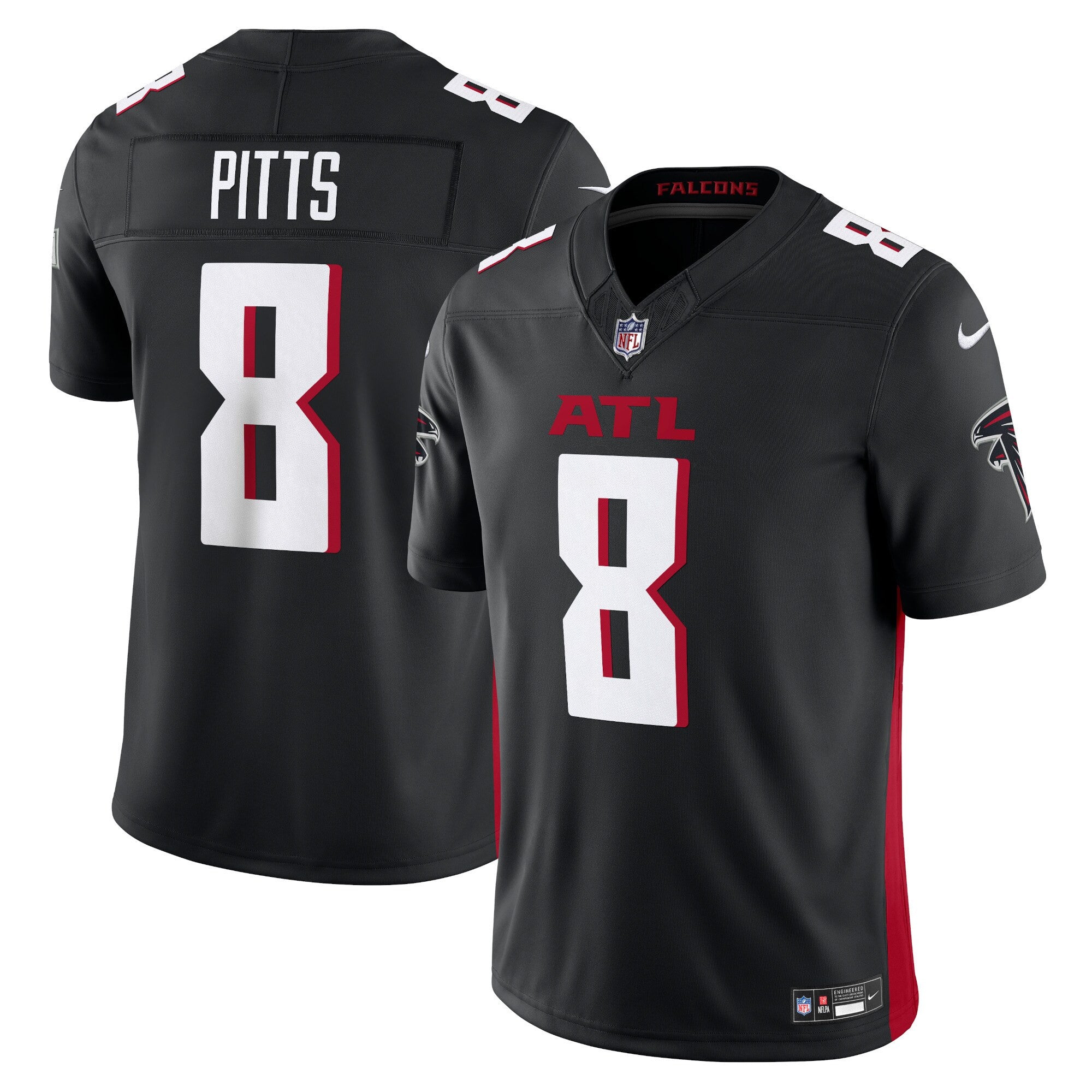 Kyle Pitts Atlanta Falcons black Vapor jersey