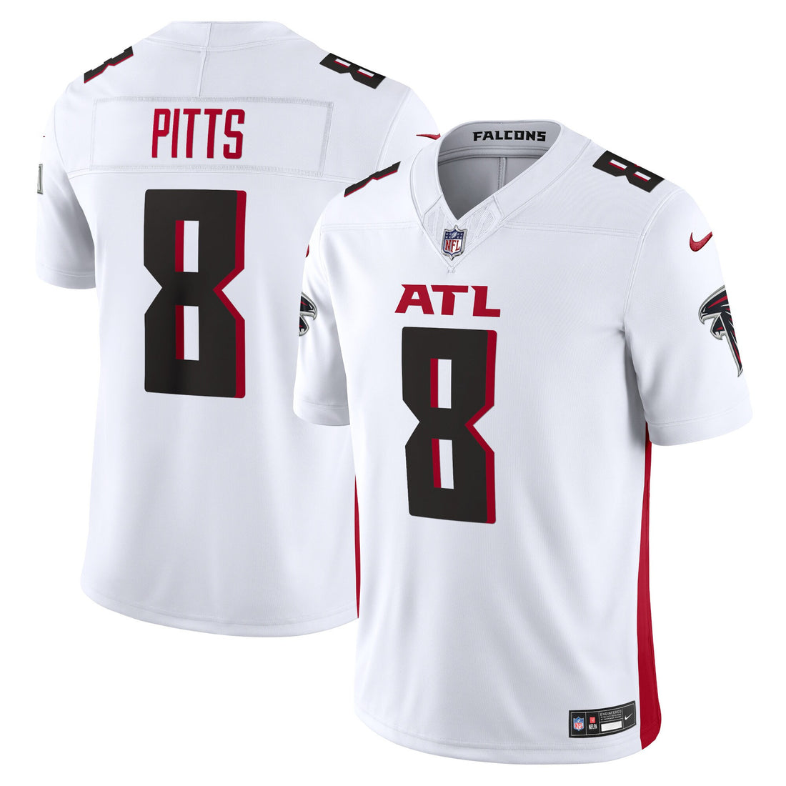 Kyle Pitts Atlanta Falcons white Vapor jersey