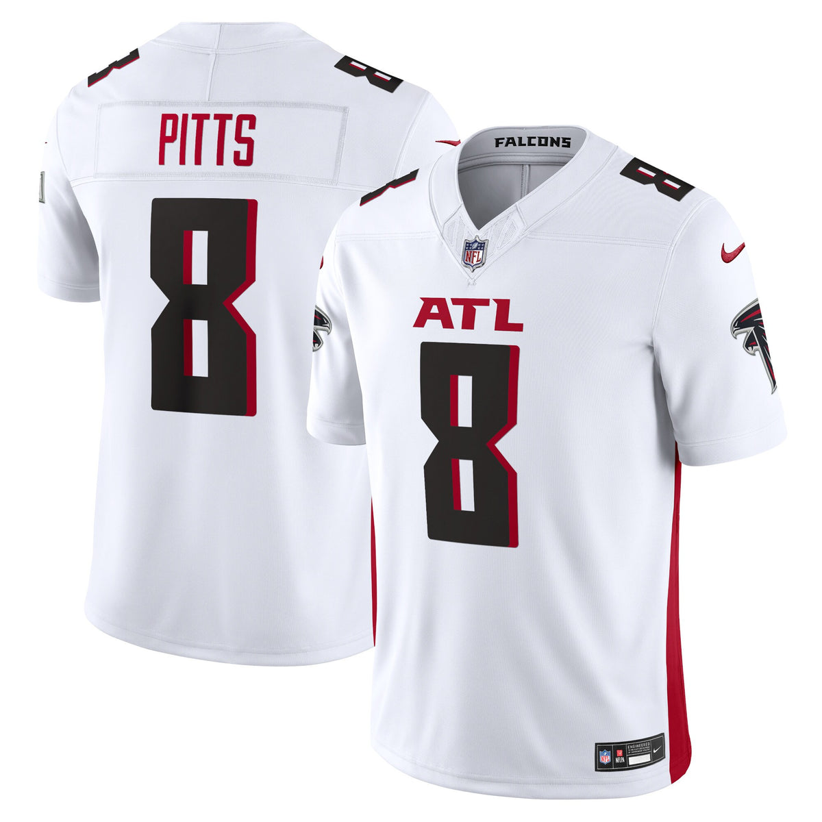 Kyle Pitts Atlanta Falcons white Vapor jersey