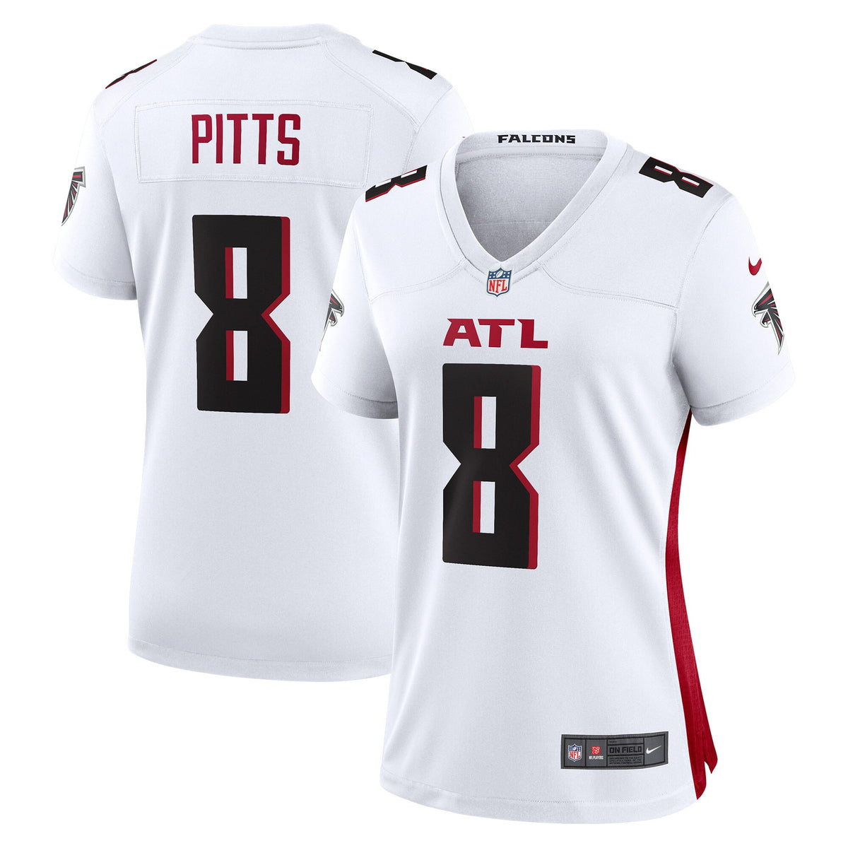 Kyle Pitts Atlanta Falcons white Game jersey