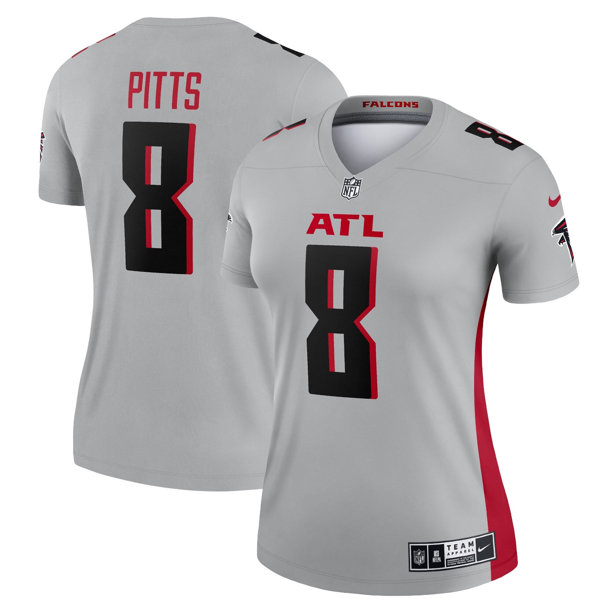 Kyle Pitts Atlanta Falcons gray Inverted Legend jersey
