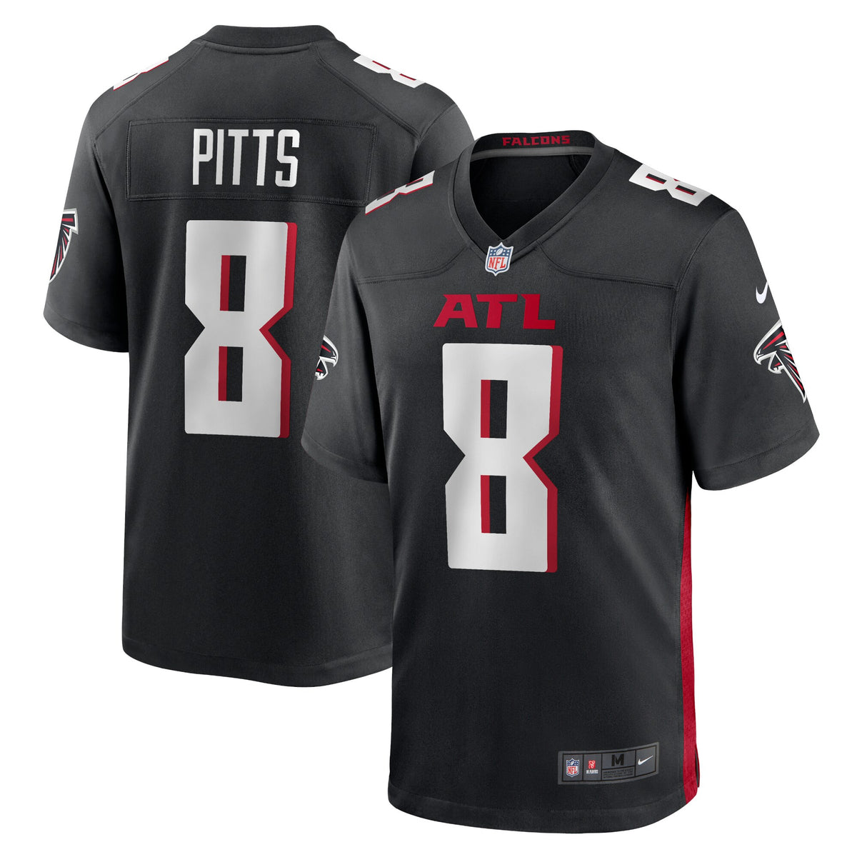 Kyle Pitts Atlanta Falcons black jersey