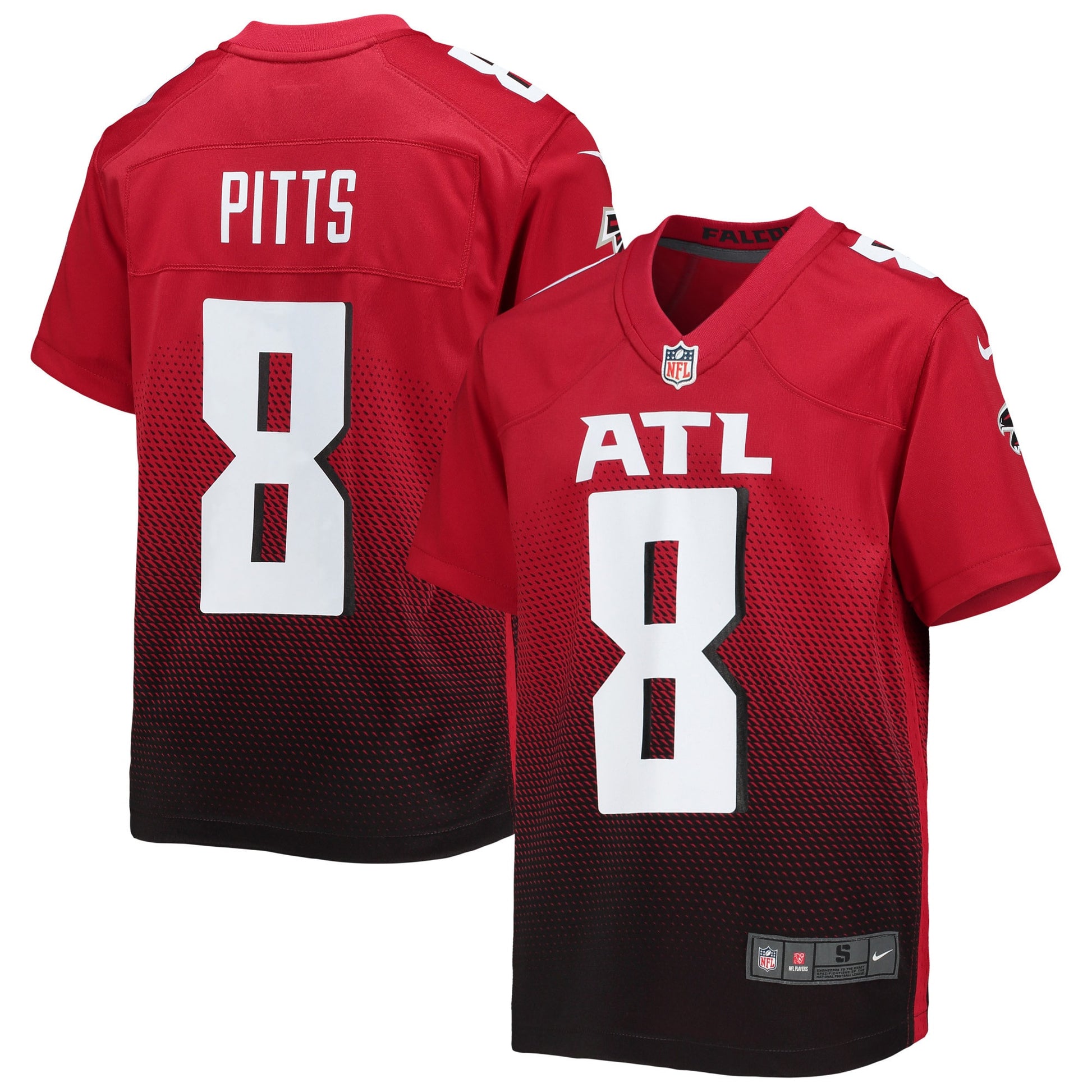 Kyle Pitts Atlanta Falcons red jersey
