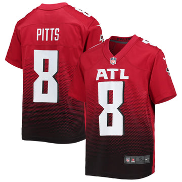 Kyle Pitts Atlanta Falcons red jersey