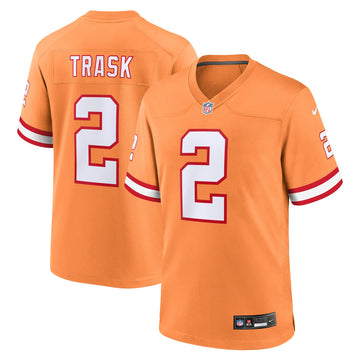 Kyle Trask Tampa Bay Buccaneers orange Throwback jersey