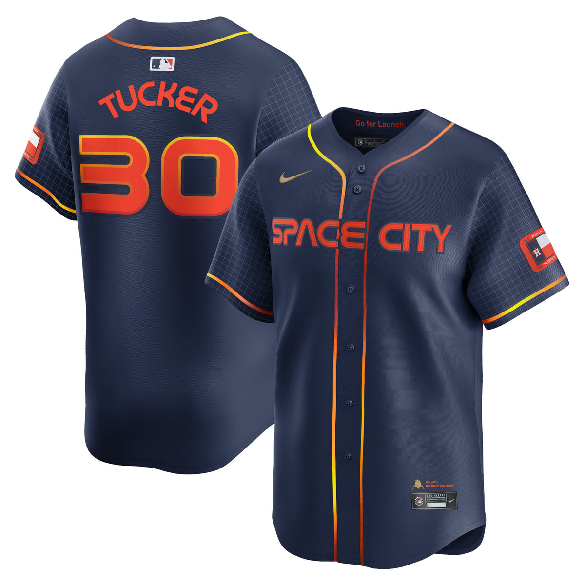 Kyle Tucker Houston Astros navy City Connect jersey