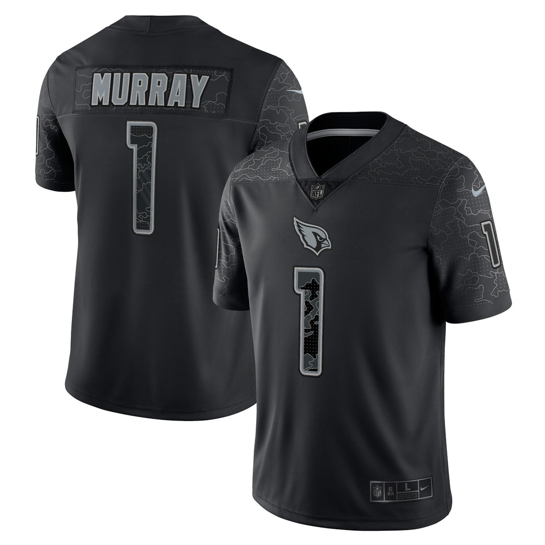 Kyler Murray Rflctv Arizona Cardinals black Limited jersey