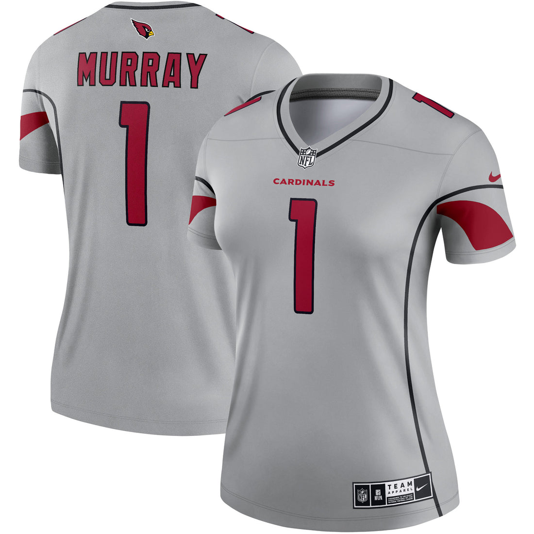 Kyler Murray Arizona Cardinals gray Inverted Legend jersey