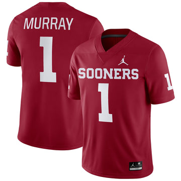 Kyler Murray Jordan Brand Oklahoma Sooners crimson jersey