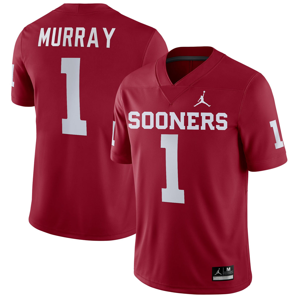 Kyler Murray Jordan Brand Oklahoma Sooners crimson jersey