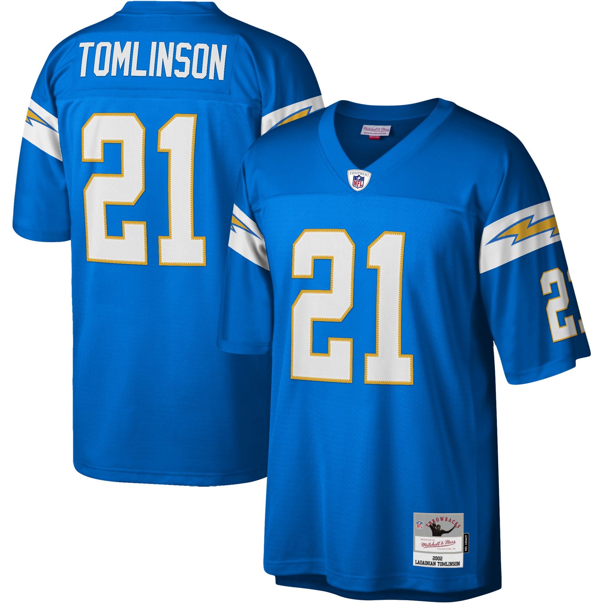 Ladainian Tomlinson Los Angeles Chargers blue jersey