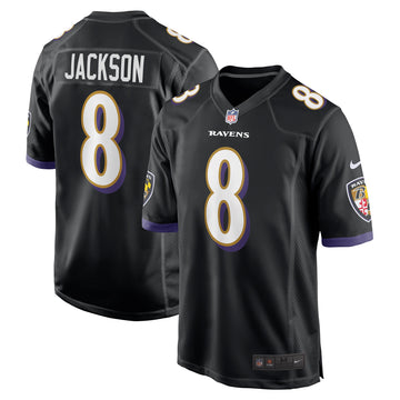 Lamar Jackson Baltimore Ravens black Alternate jersey