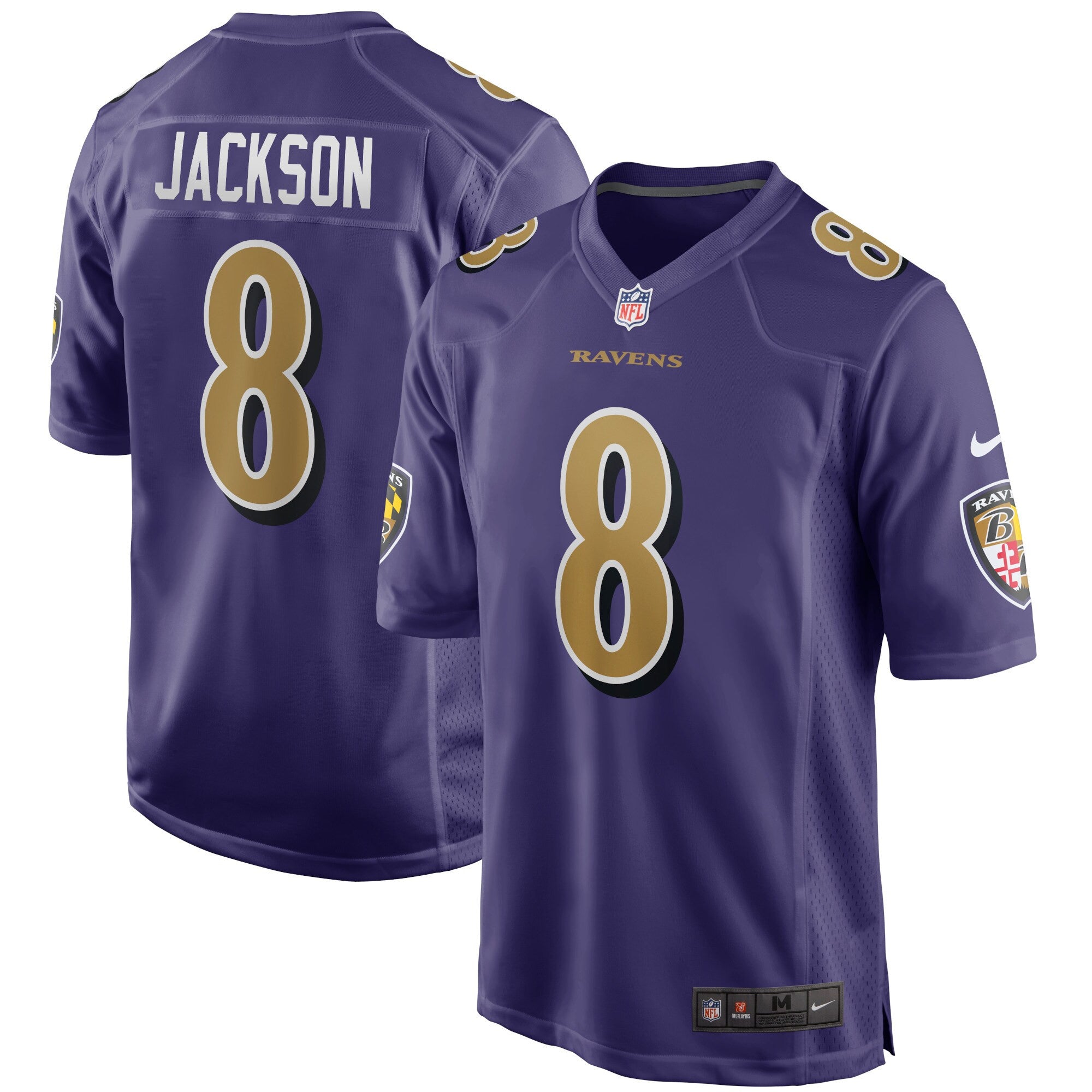 Lamar Jackson Baltimore Ravens purple Alternate jersey