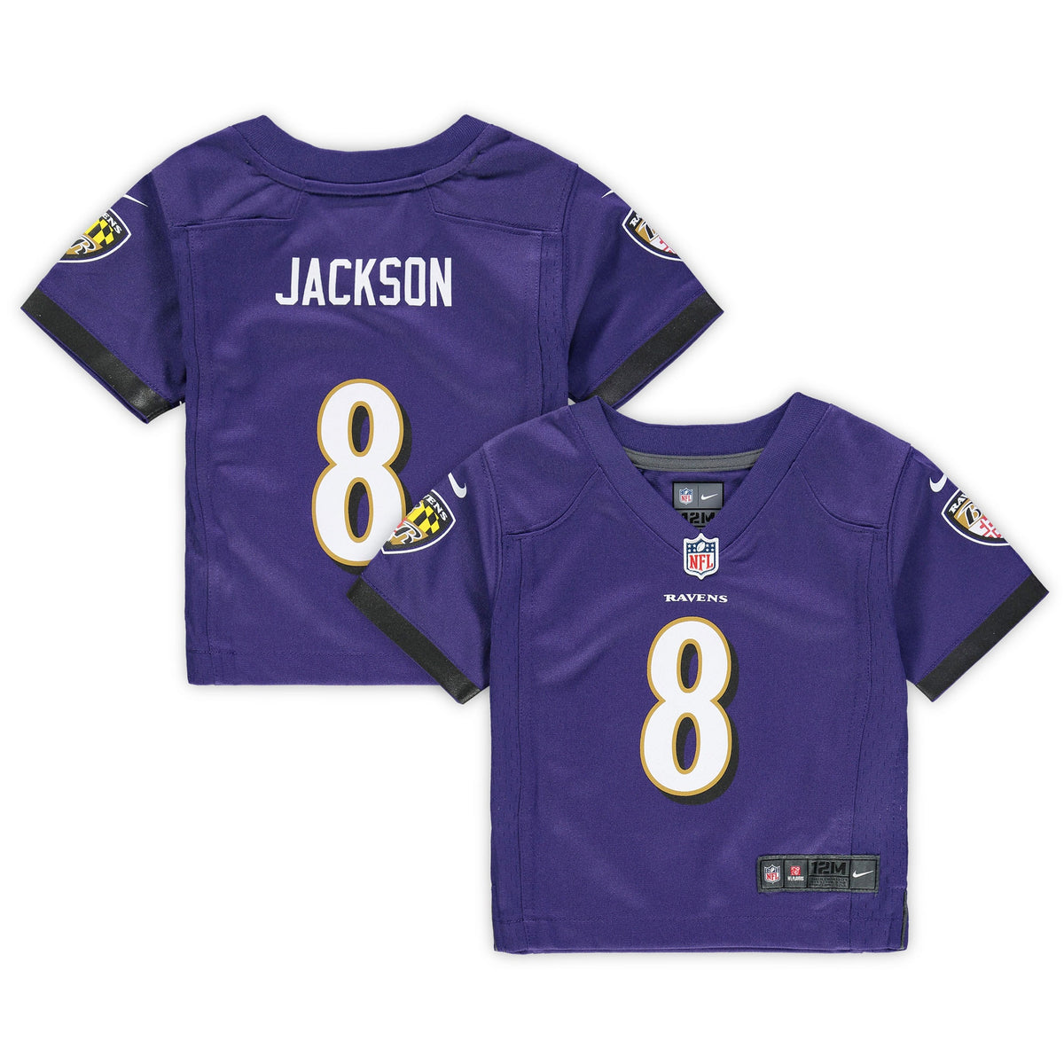 Lamar Jackson Baltimore Ravens purple jersey