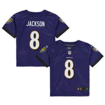 Lamar Jackson Baltimore Ravens purple jersey