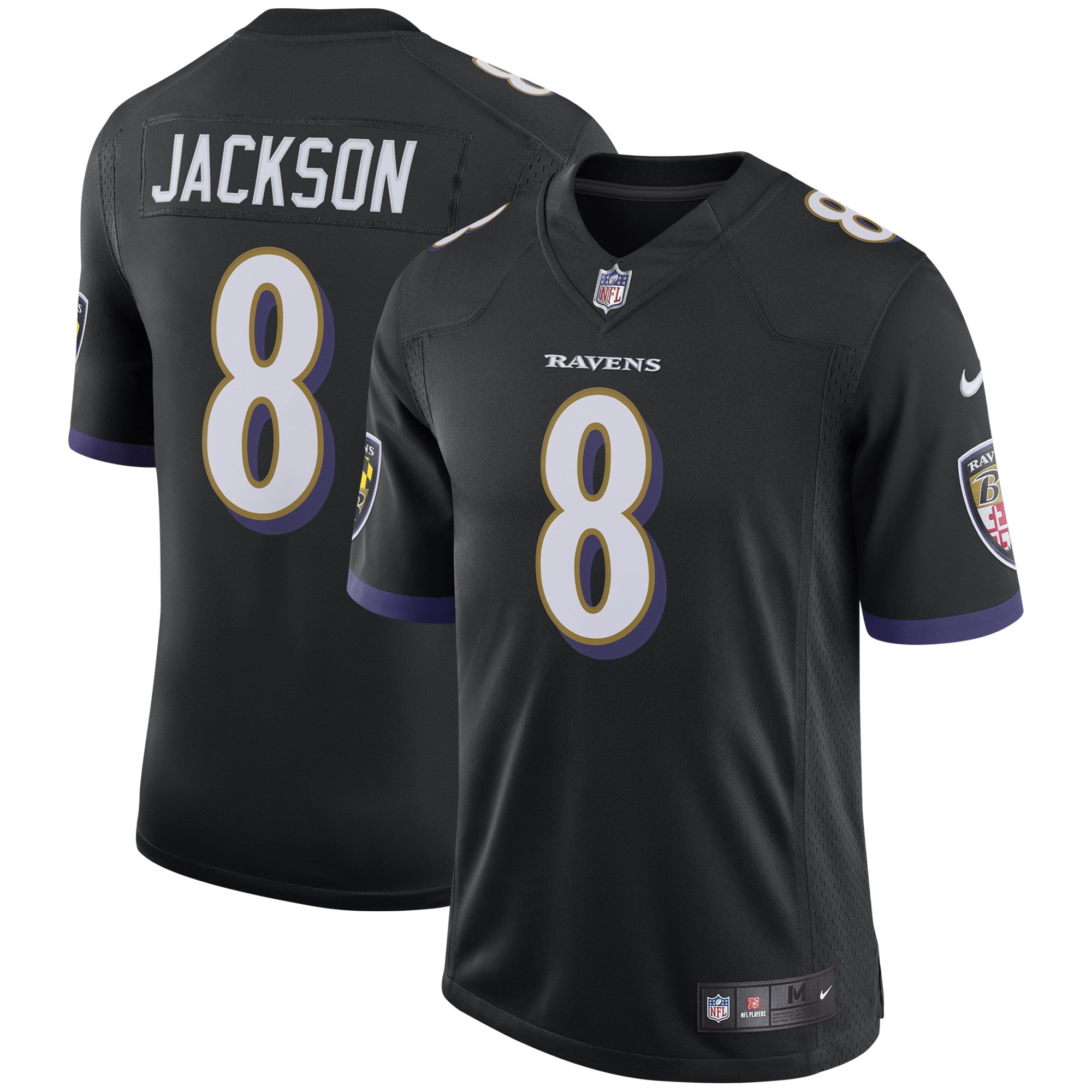 Lamar Jackson Speed Machine Baltimore Ravens black Limited jersey