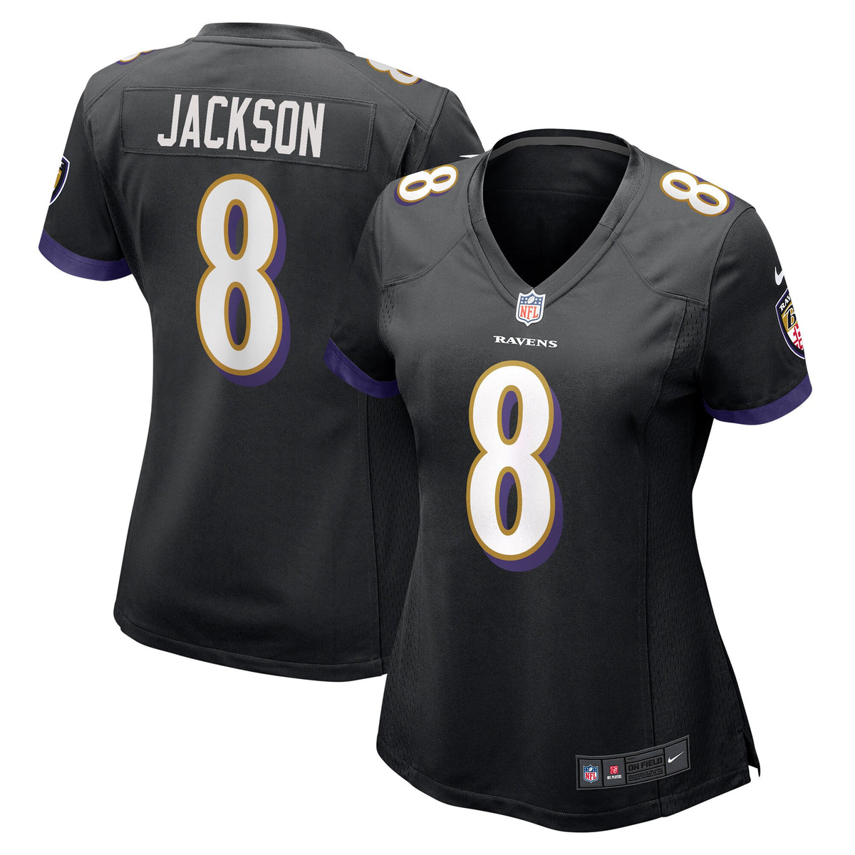 Lamar Jackson Baltimore Ravens black Alternate jersey
