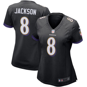Lamar Jackson Baltimore Ravens black jersey