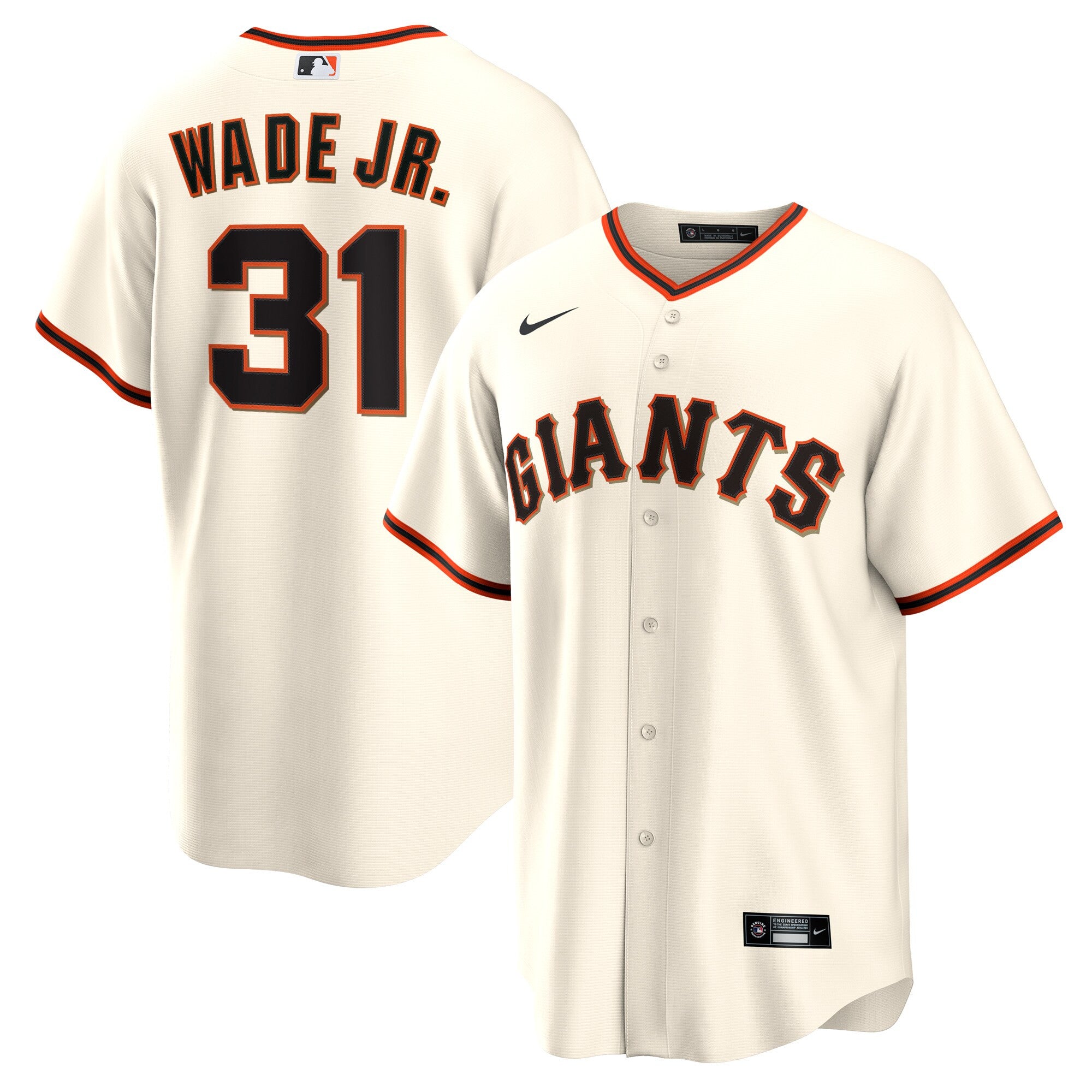 Lamonte Wade Jr San Francisco Giants cream Home jersey