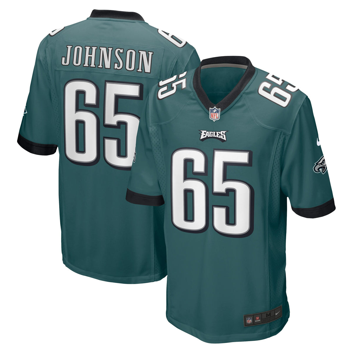 Lane Johnson Philadelphia Eagles green jersey