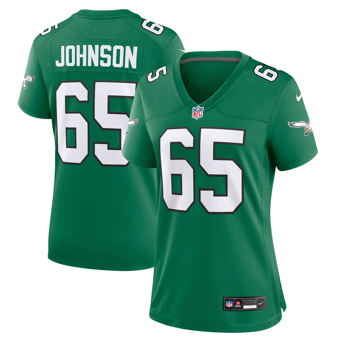 Lane Johnson Philadelphia Eagles green Alternate jersey
