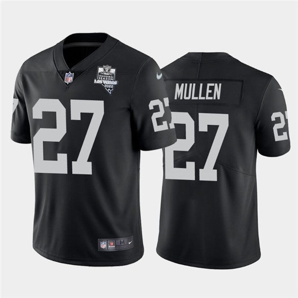 Trayvon Mullen Las Vegas Raiders black Vapor jersey