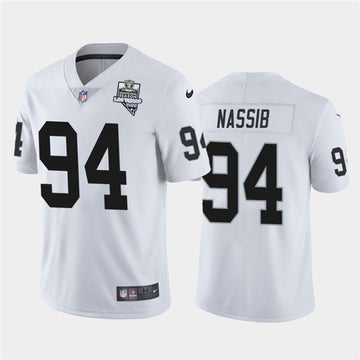 Carl Nassib Las Vegas Raiders white Vapor jersey