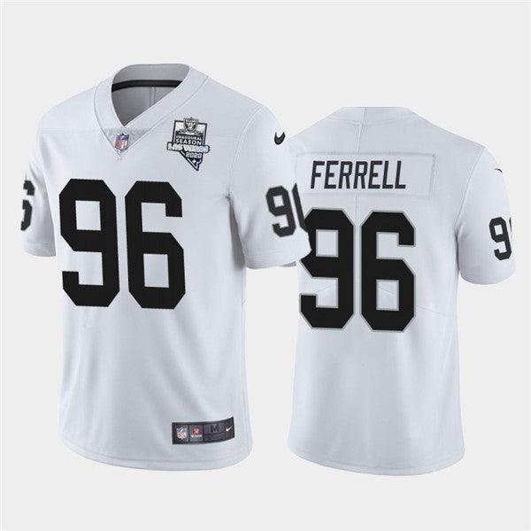 Clelin Ferrell Las Vegas Raiders white Vapor jersey