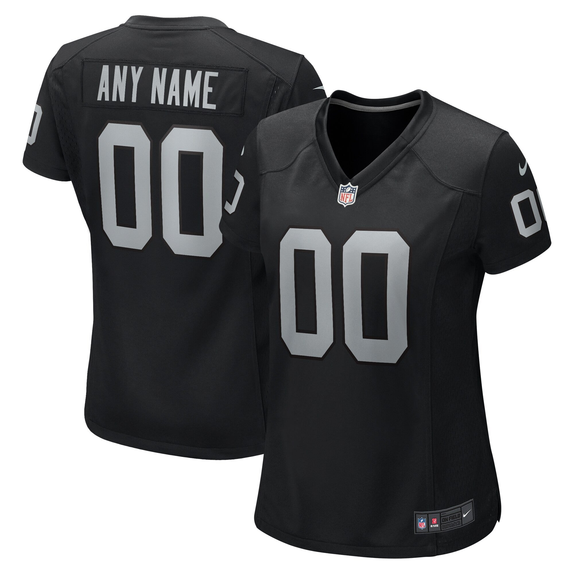 Custom Las Vegas Raiders black jersey