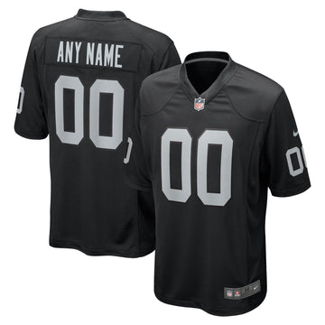 Custom Las Vegas Raiders black jersey