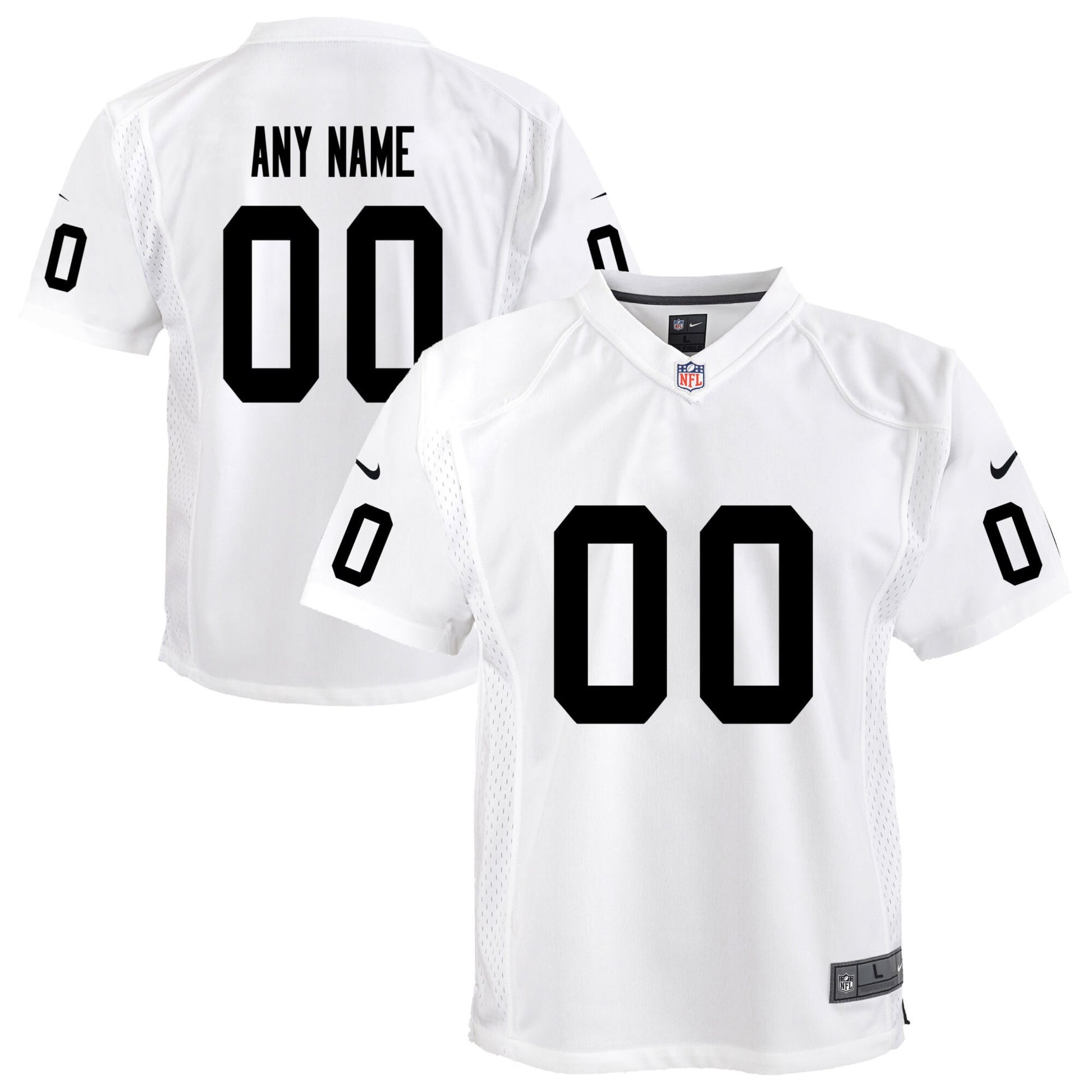 Custom Las Vegas Raiders white jersey