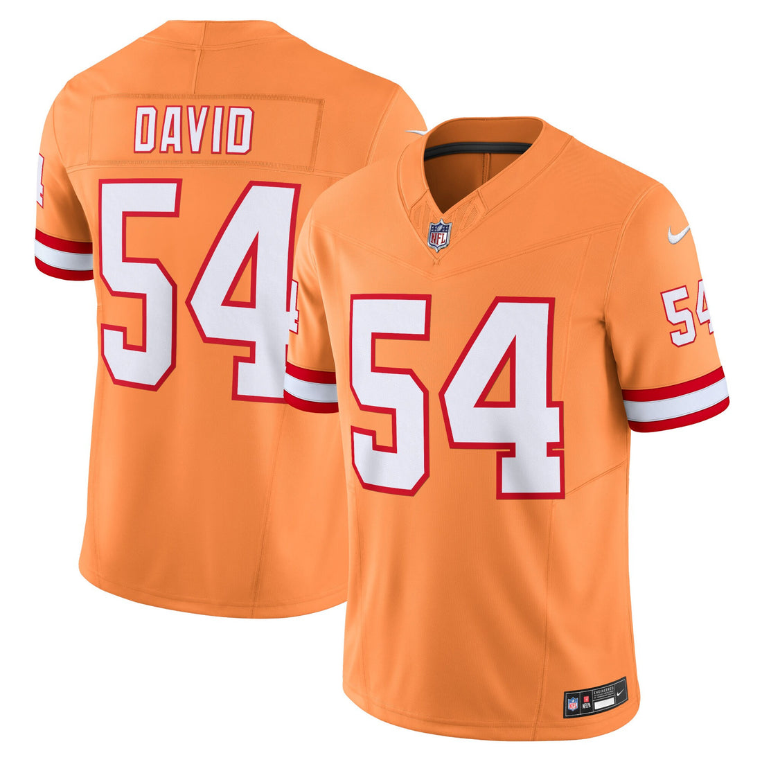 Lavonte David Tampa Bay Buccaneers orange Vapor jersey