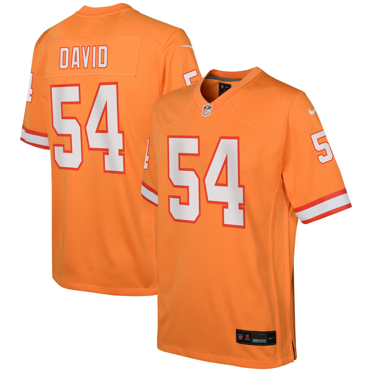 Lavonte David Tampa Bay Buccaneers orange jersey