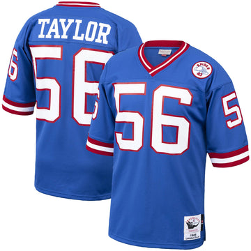 Lawrence Taylor New York Giants royal Throwback jersey