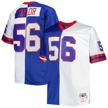 Lawrence Taylor New York Giants royal Split jersey