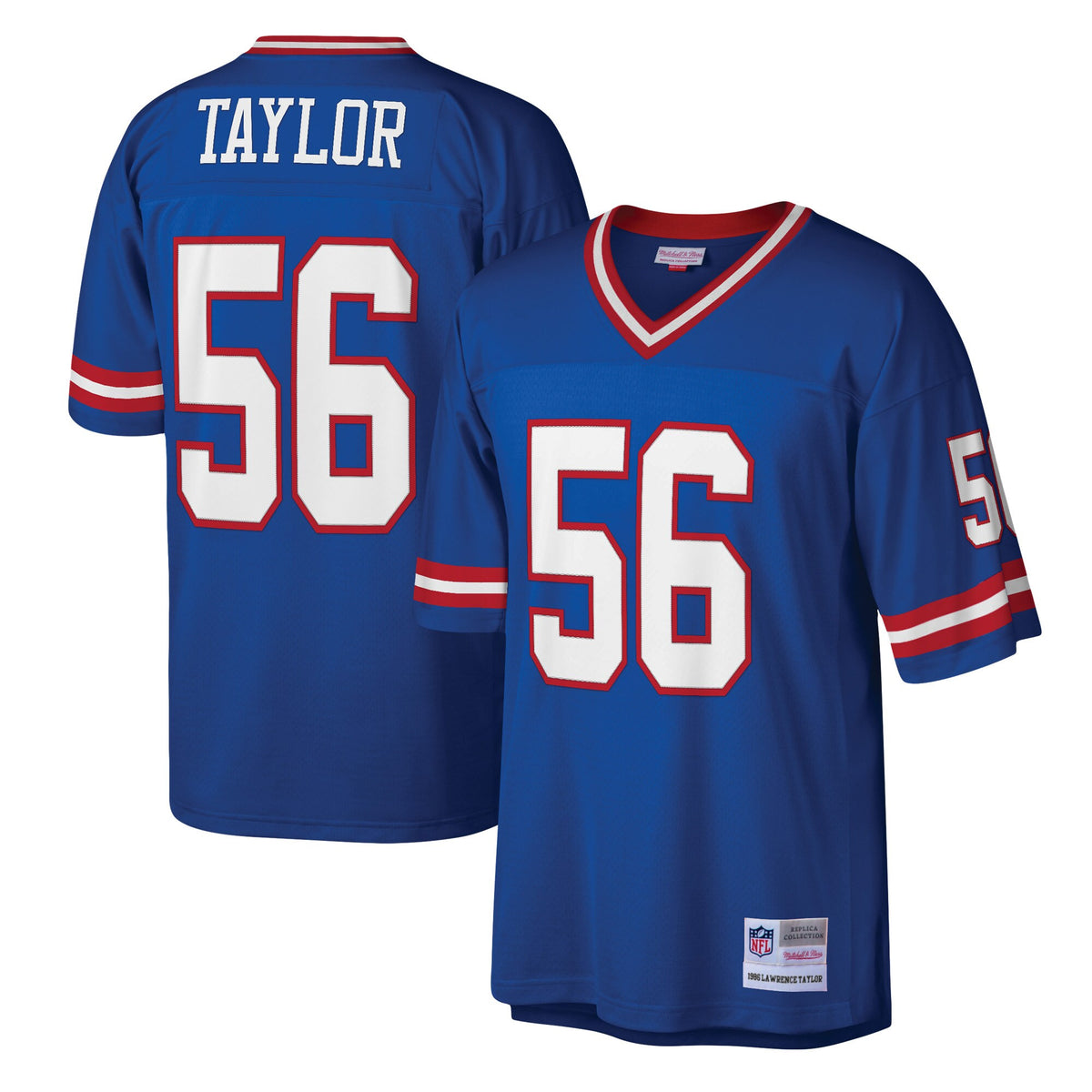 Lawrence Taylor New York Giants royal jersey