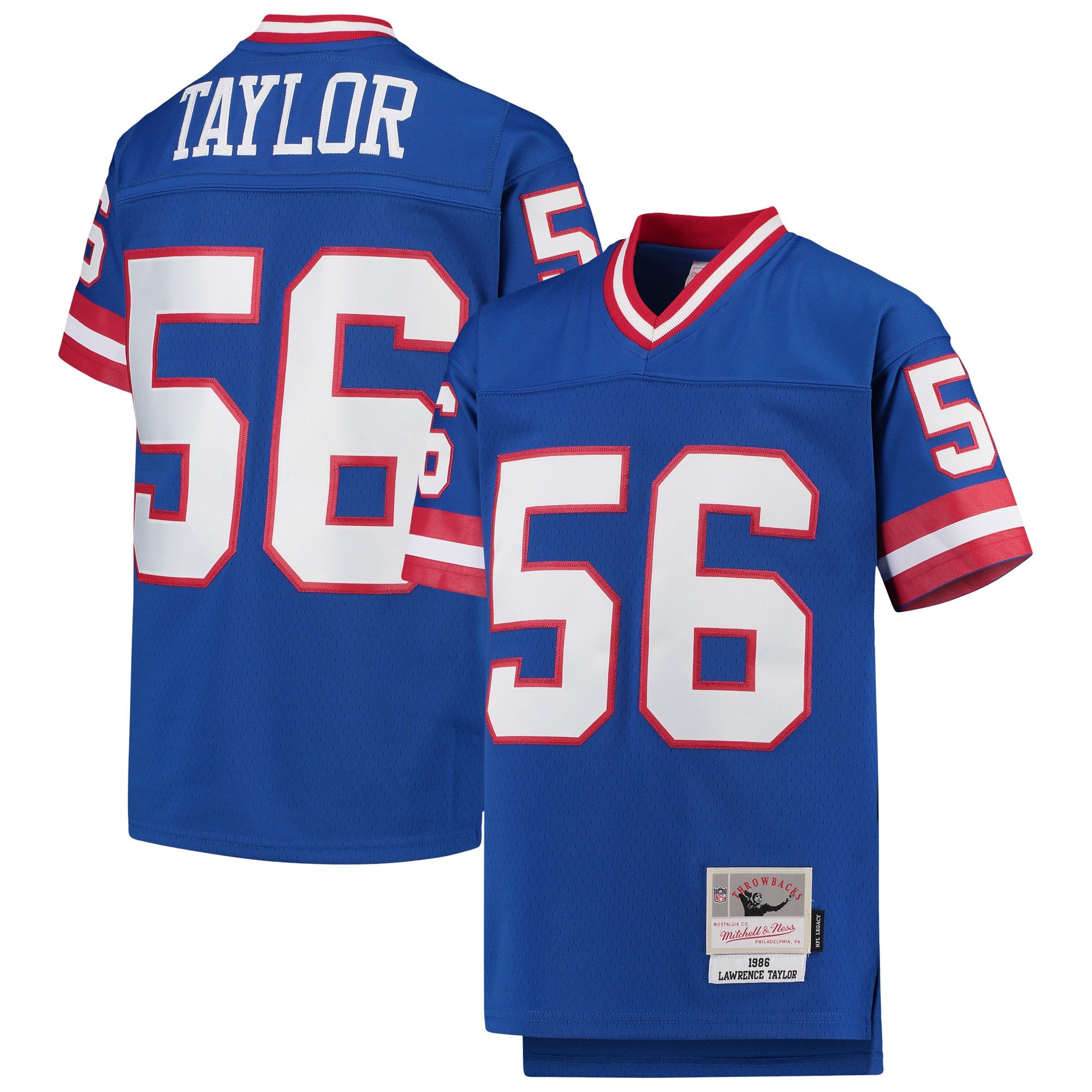 Lawrence Taylor New York Giants royal jersey