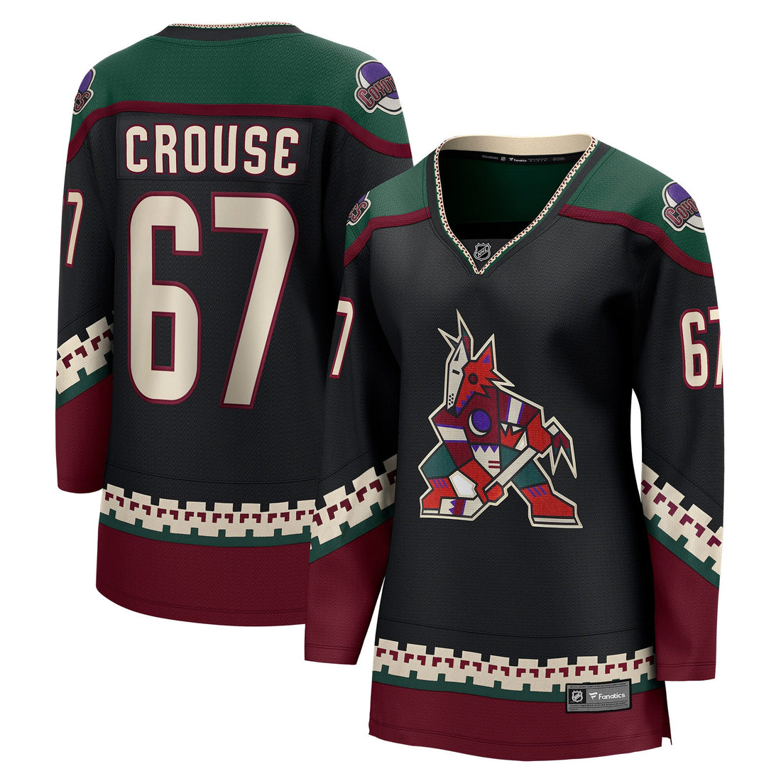 Lawson Crouse Utah Mammoth black Home jersey