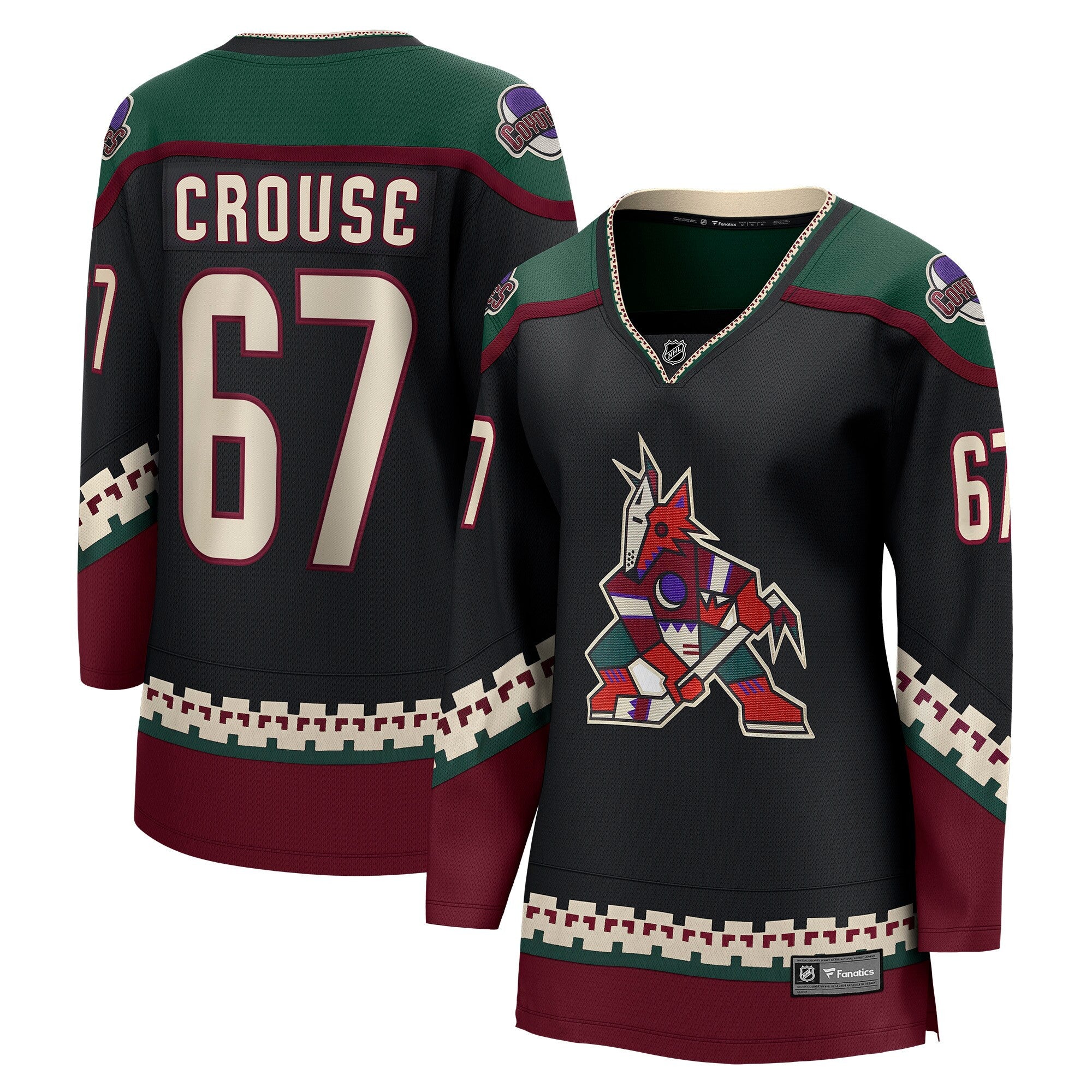 Lawson Crouse Utah Mammoth black Home jersey