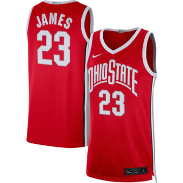 Lebron James Alumni Ohio State Buckeyes scarlet Limited jersey
