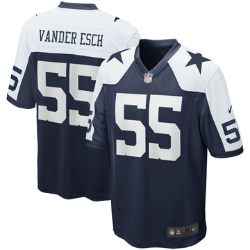 Leighton Vander Esch Dallas Cowboys navy Game jersey