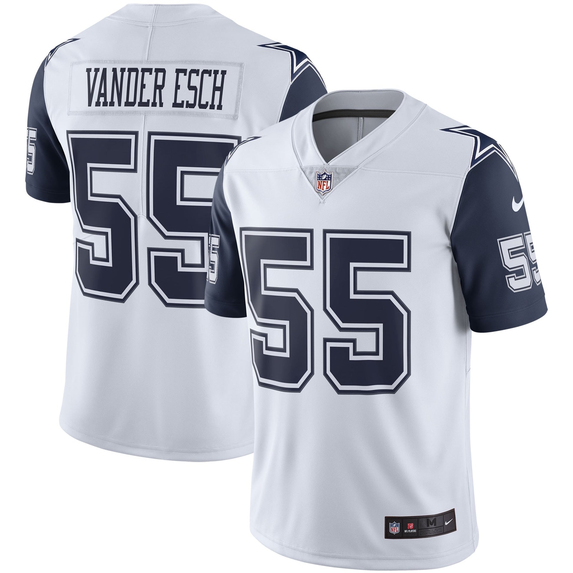 Leighton Vander Esch Dallas Cowboys white Color Rush jersey