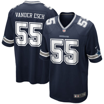 Leighton Vander Esch Dallas Cowboys navy Game jersey
